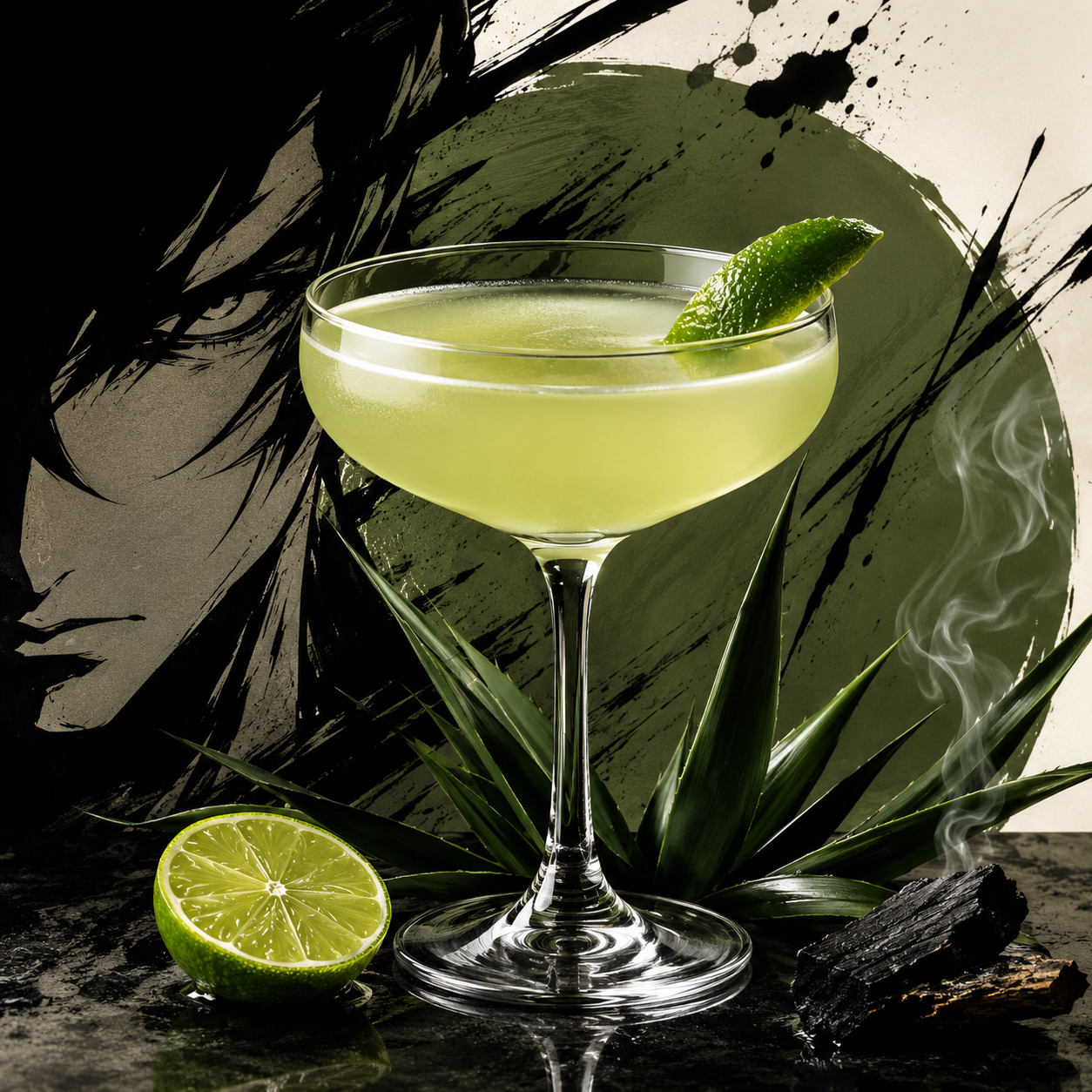 Square archive thumbnail for Drink #012 Mezcal Last Word.